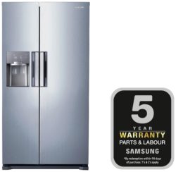 Samsung - RS7667FHCSL American - Fridge Freezer - Silver